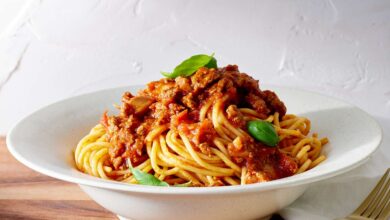 طرز تهیه اسپاگتی