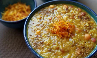 طرز تهیه آش گندم