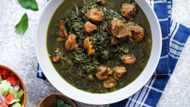 طرز تهیه خورشت آلو اسفناج