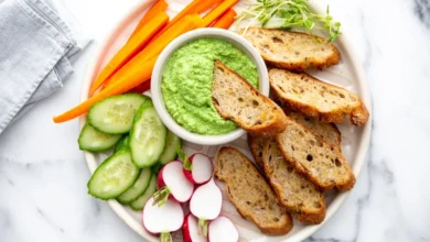 طرز تهیه دیپ نخود فرنگی