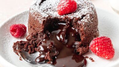 طرز تهیه لاوا کیک