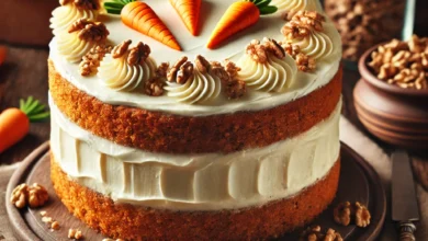 طرز تهیه کیک هویج و گردو