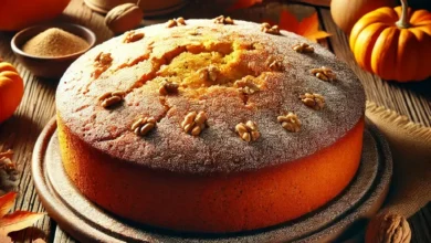 طرز تهیه کیک کدو حلوایی