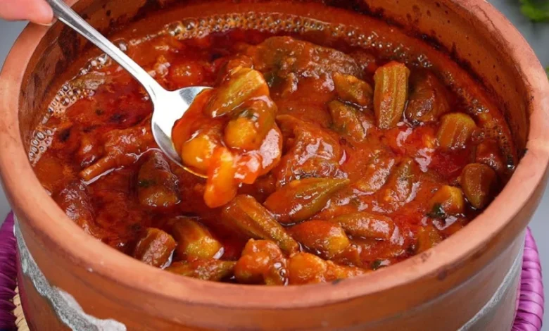 طرز تهیه خورشت بامیه