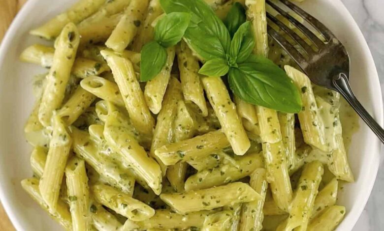 طرز تهیه پاستا پستو