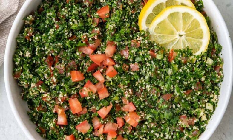 طرز تهیه سالاد تبوله